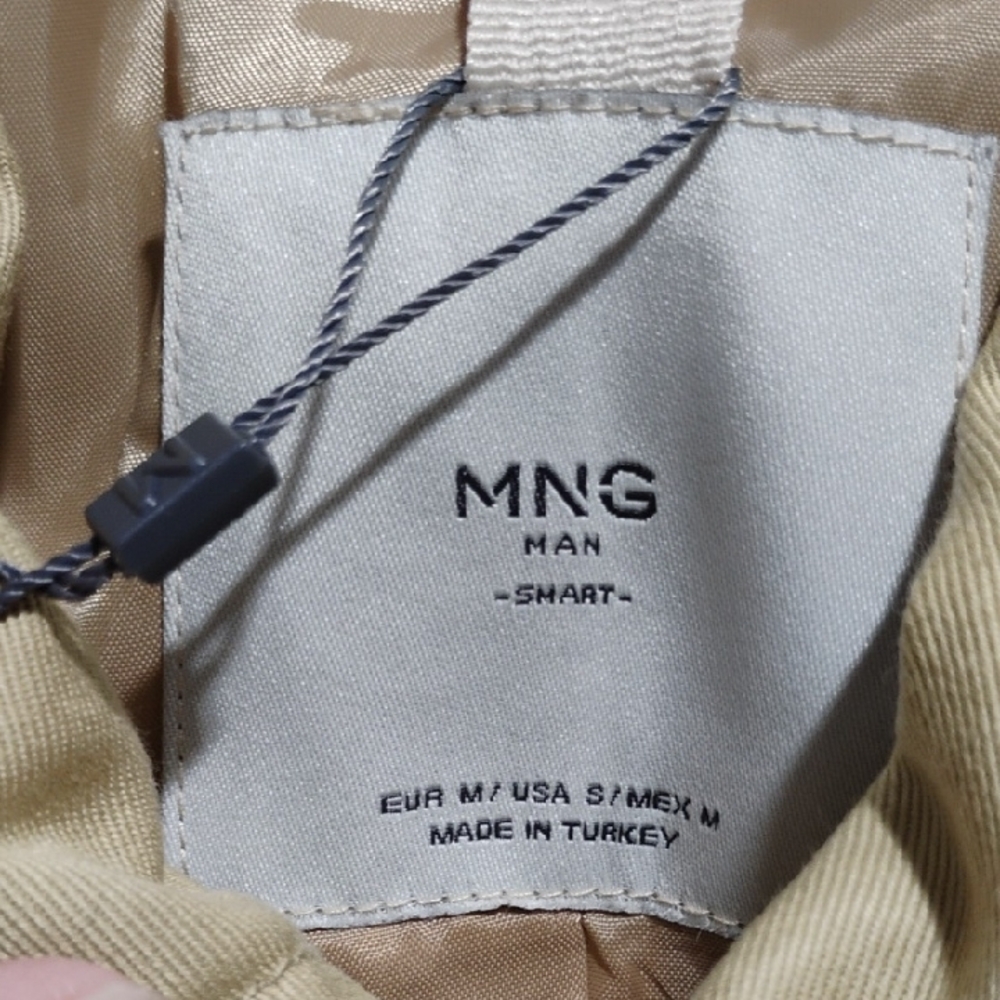 (X-58) Mango MNG Man Beige Utility Jacket Never Worn Sz.S - Picture 2 of 14